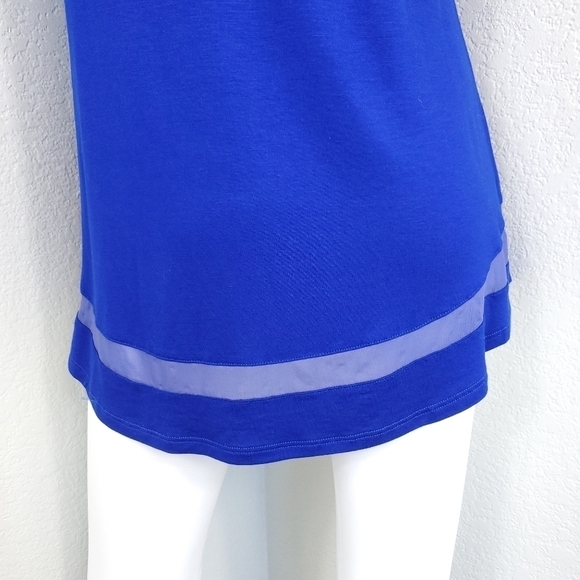 NWT Cable & Gauge Womens Blue Short Sleeved Top Shirt Size L - Picture 5 of 10